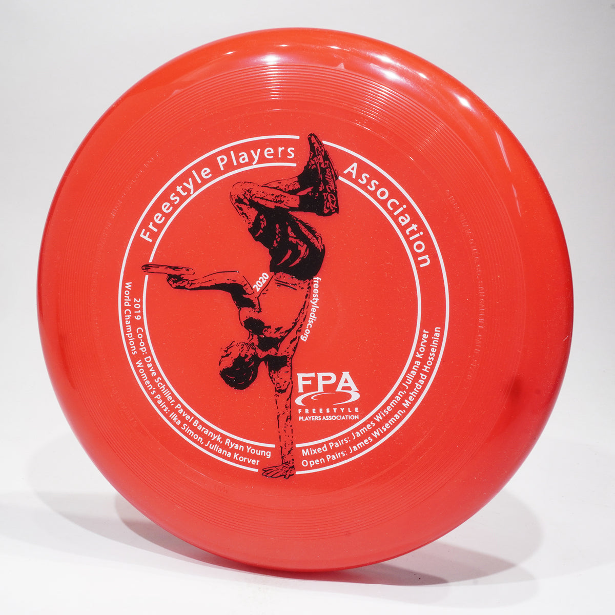 Wham-O 100 Mold Freestyle Players Association 2020 Design
