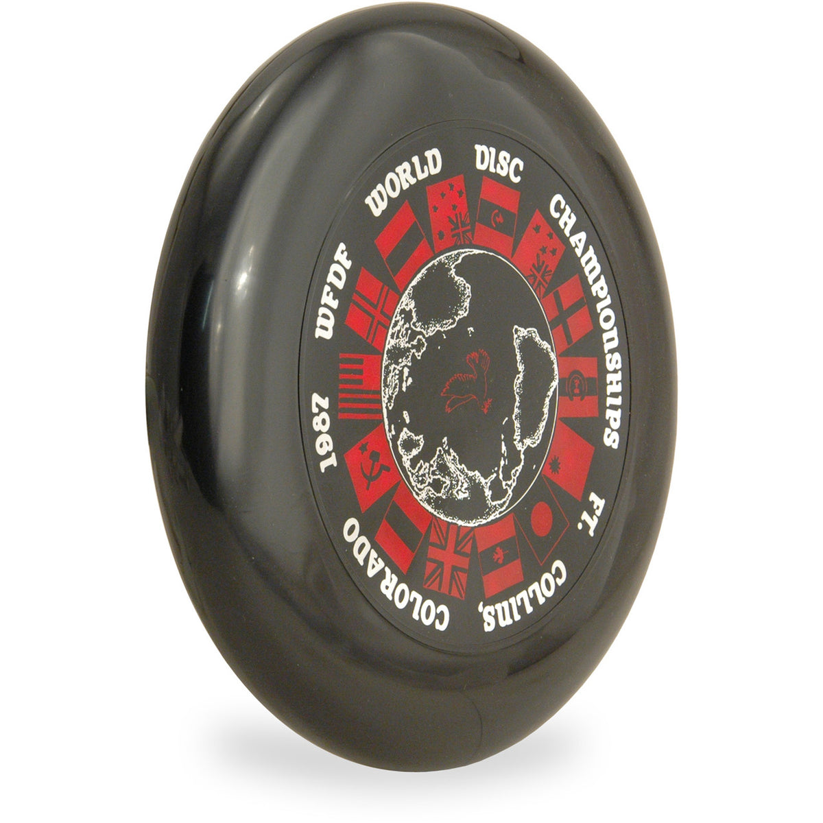 Discraft SKY-STYLER '87 WFDF Tournament Angled Top View