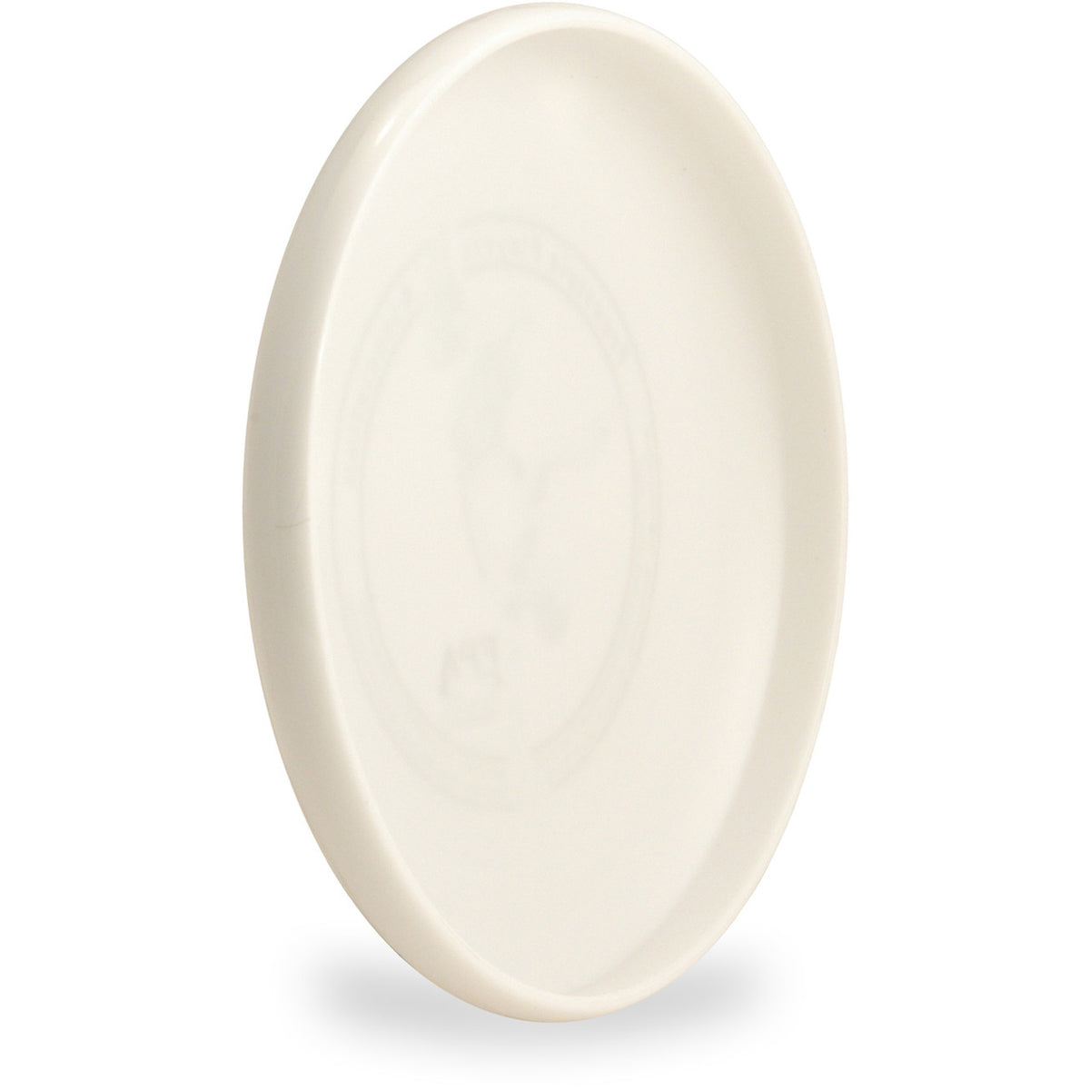 WHAM-O 100 MOLD FRISBEE - Custom FPA 2020 Design White Angled Bottom View