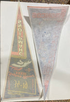 Denver Bronco Championship Pennant Banners '99 and '98