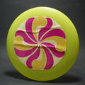 Psychedelic Flyer Paper Label Flying Disc, CPI 9-Inch Collectible