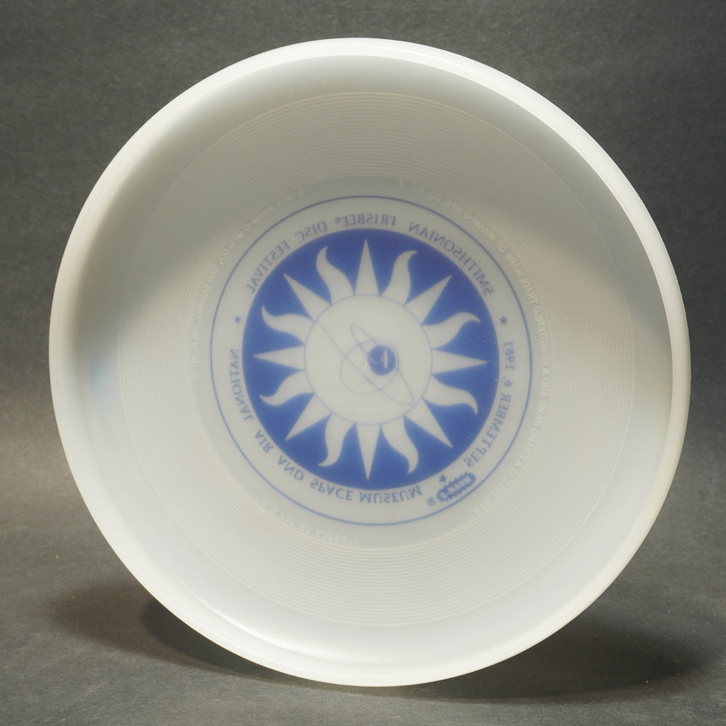 Wham-O Frisbee (40 F mold) Smithsonian Frisbee Disc Festival National Air and Space Museum September 6, 1981