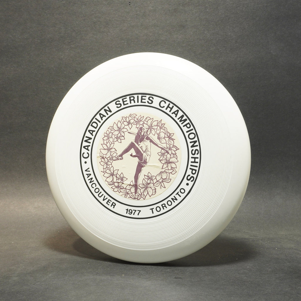 Wham-O World Class Frisbee (40 Mold) Canadian Series Paper Label