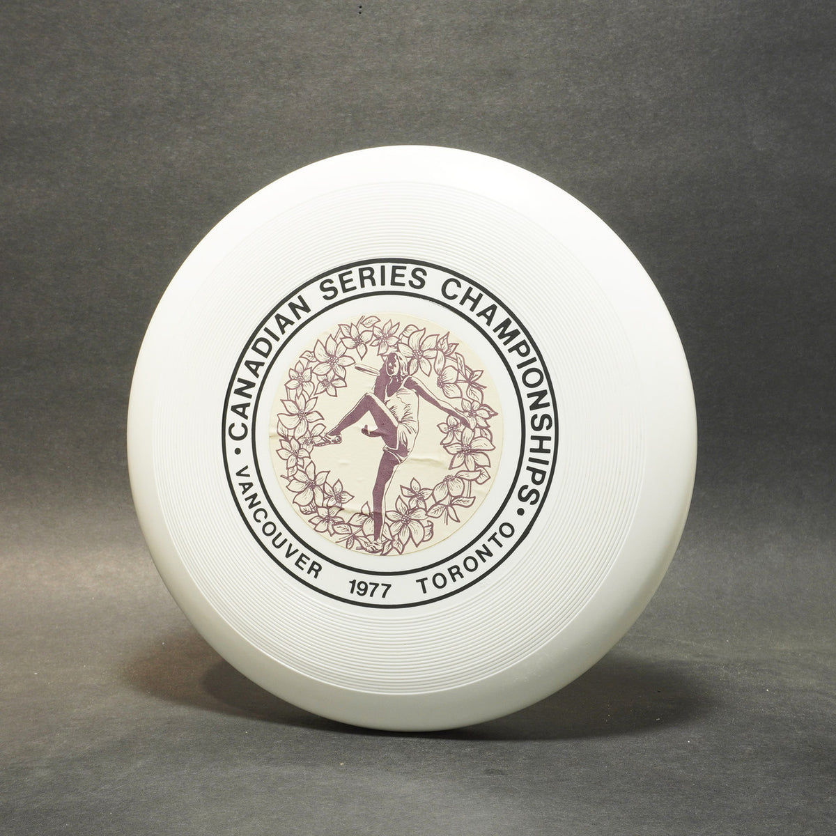 Wham-O World Class Frisbee (40 Mold) Canadian Series Paper Label