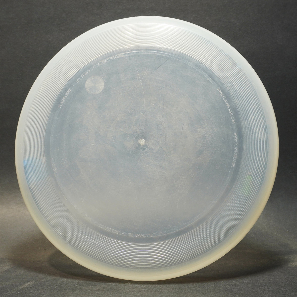 FlashFlight 185g Patent Pending Test Disc, Clear Super Flexy