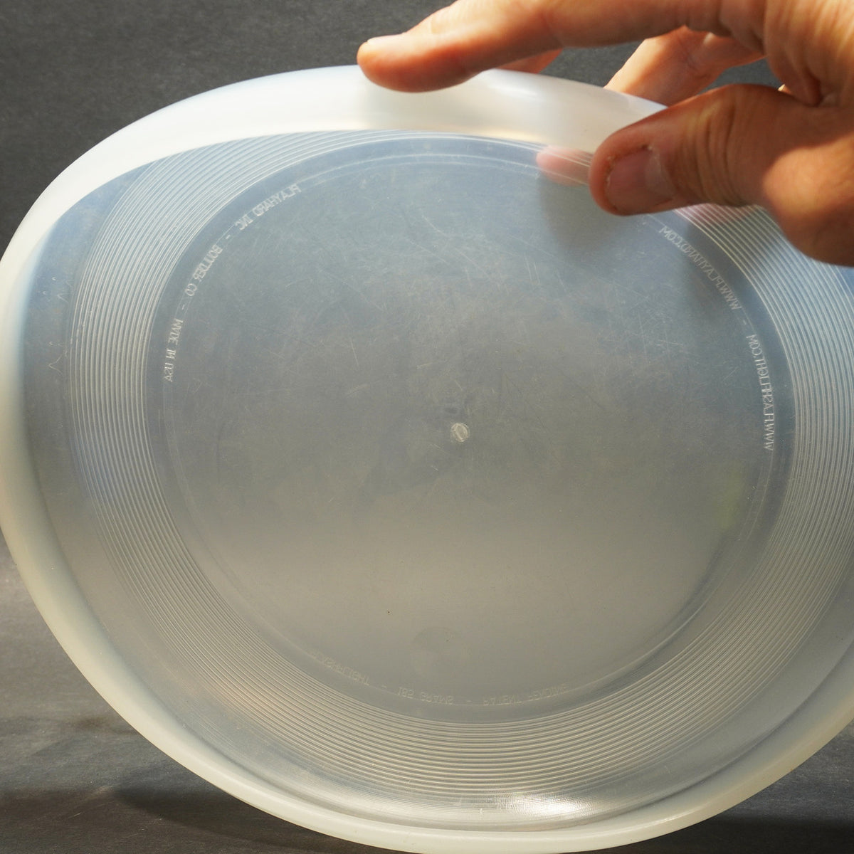 FlashFlight 185g Patent Pending Test Disc, Clear Super Flexy
