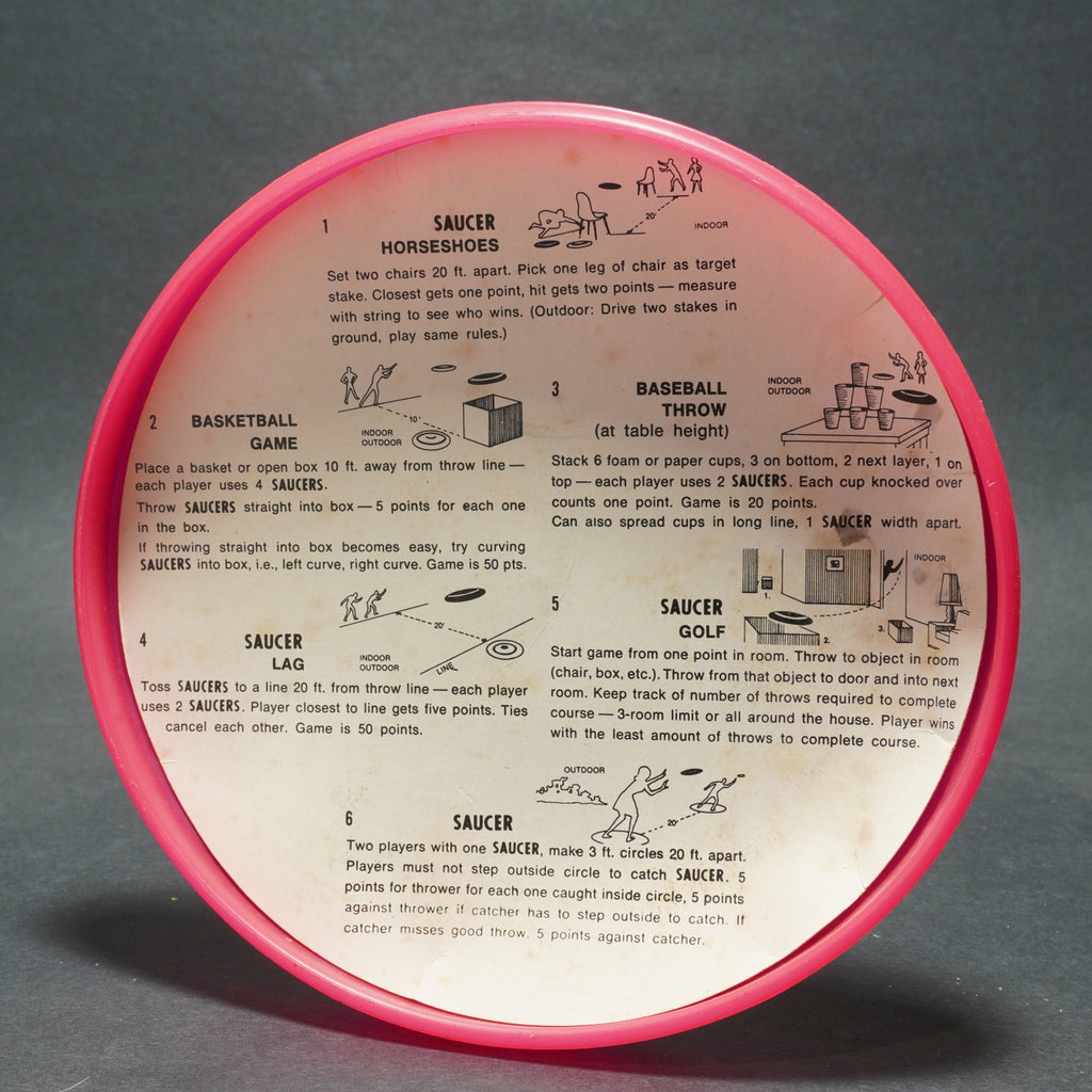Mego Flyer Flying Disc w/ Games Ideas Insert, 8-Inch Flying Disc