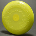Food Mini Incrediburgible Yellow Mini Flying Disc, Vintage 1970s, 13g