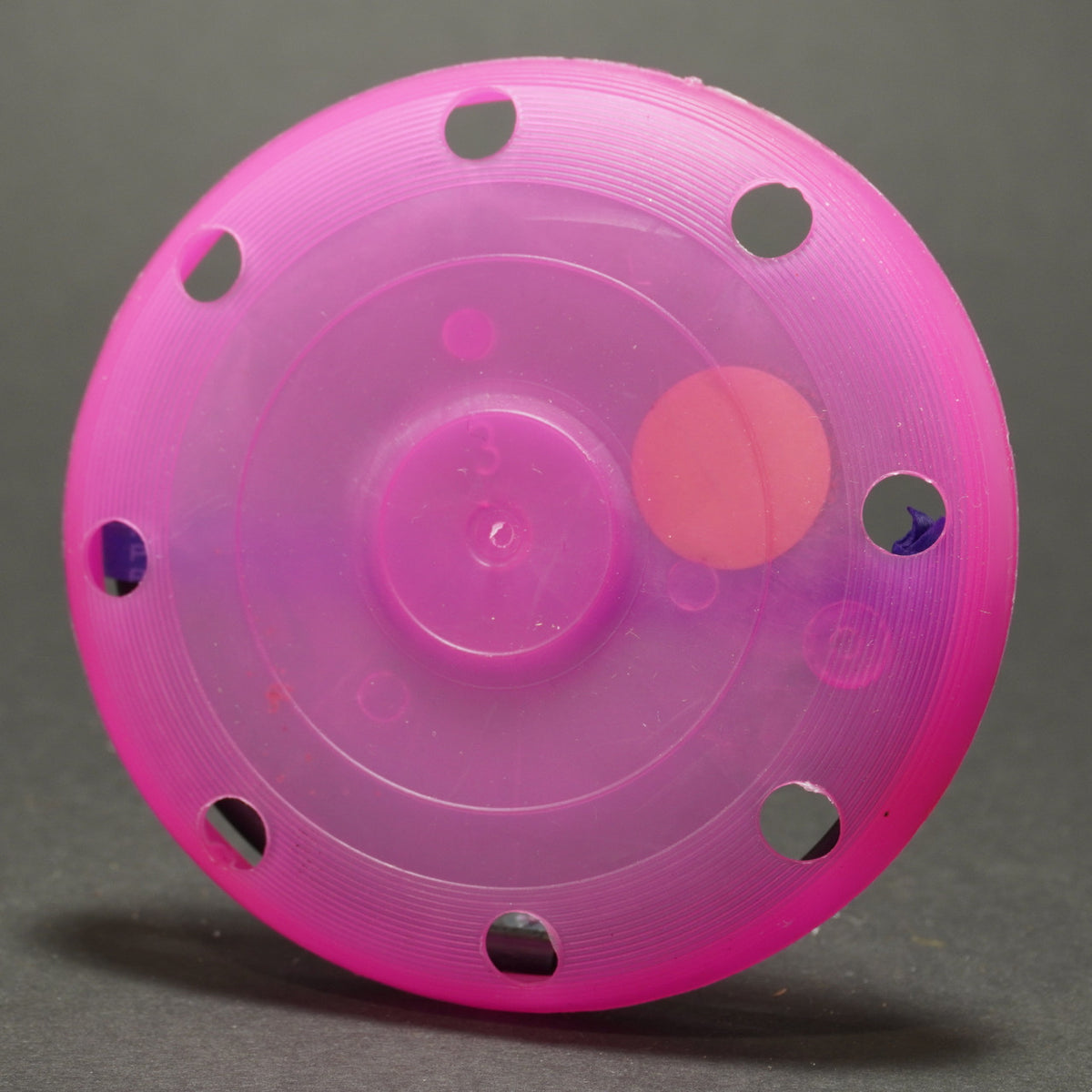 Larami Mini Flying Disc No Label, Pink 13g 3.75-Inch