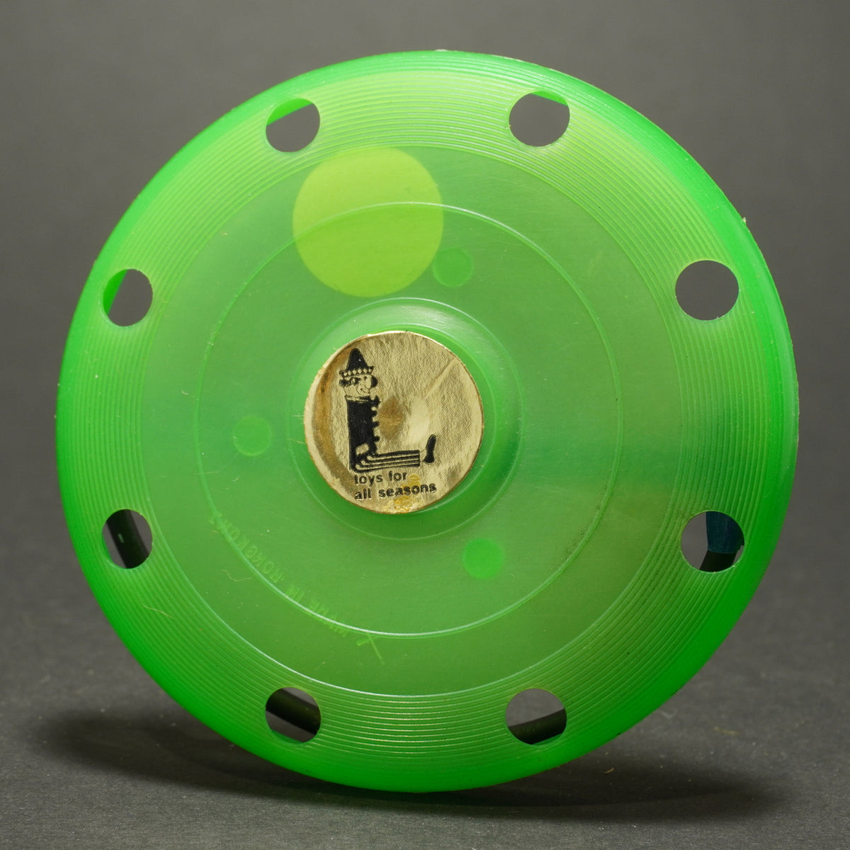 Larami Mini Flying Disc Toys for All Seasons Label, Green 3.75-Inch