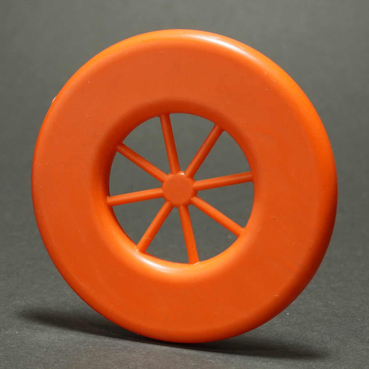 Wagon Wheel Mini Flying Disc Ring, Blank Orange 3.75 in 6g