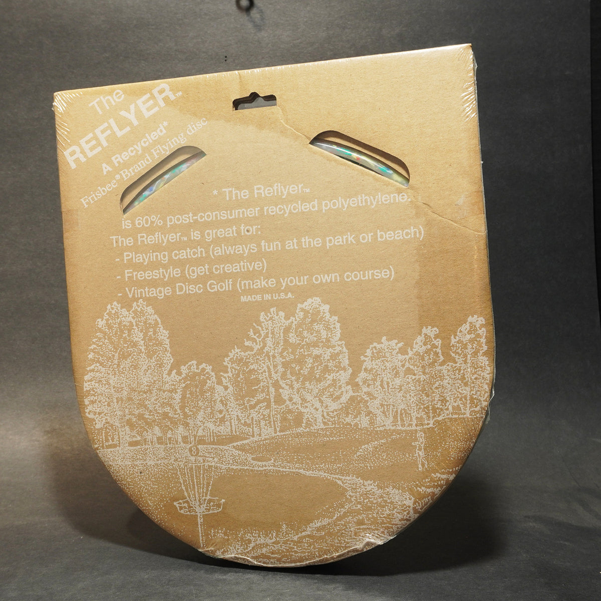 Wham-O World Class Frisbee Collegiate Model w/ Reflyer Packaging