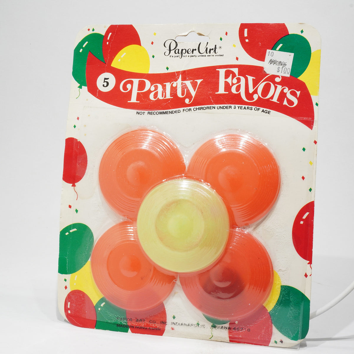 Paper Art Mini Disc Party Favors - 5 Pack Packaged
