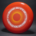 Sky-Styler Sun Red w/ Yellow Matte Sun and White Matte Ring - Thin Ring - Top View