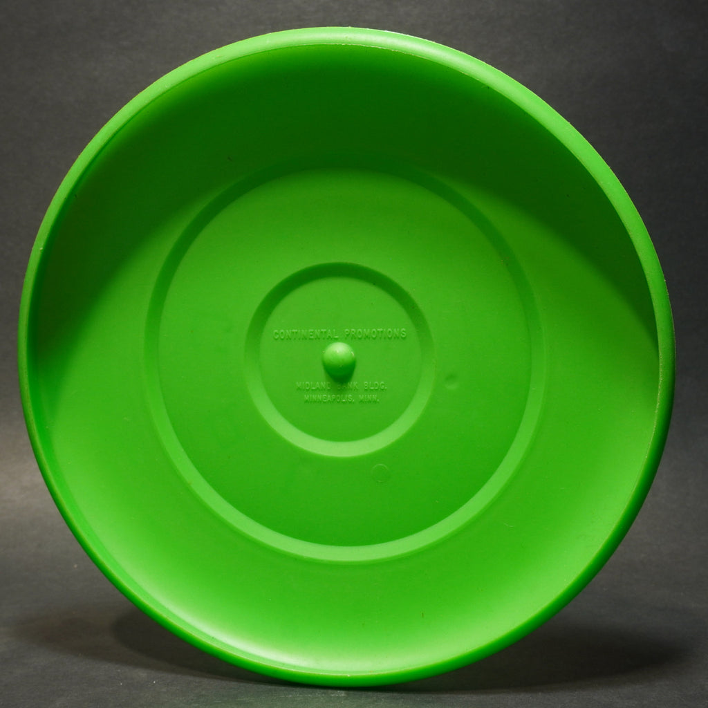 CPI Saucer Tosser Green Vintage Flying Disc 9.5 Inch