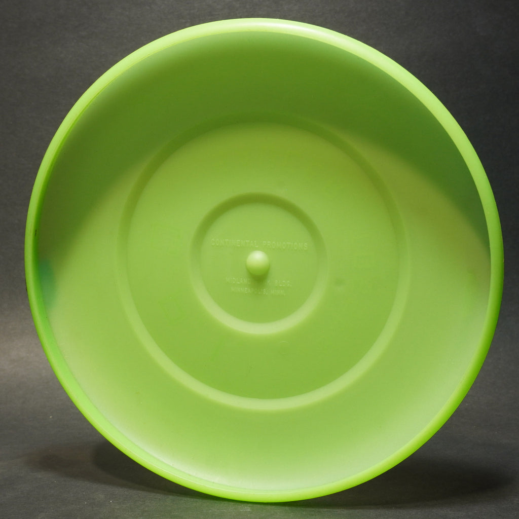 CPI Saucer Tosser Green Vintage Flying Disc 9.5 Inch