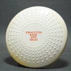 M-1 Toys Flying Sun Saucer Vintage Flying Disc, Printed w/ Princeton Bank & Trust 7.75 in