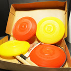 Wham-O Vintage Frisbee Horseshoes w/ Regular Frisbees