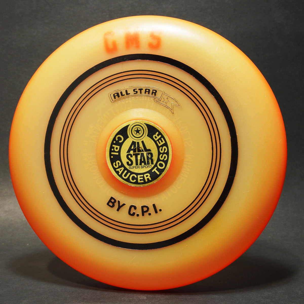 CPI All Star Super Sport Saucer Tosser Flying Disc, Selective Fading 9.5 Inch #2