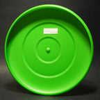 CPI Saucer Tosser 1/1000 Label Raised Letters, Green Vintage Flying Disc 9.5 in