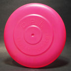 CPI Saucer Tosser Raised Letters, Pink Vintage Flying Disc 9.5 in