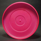 CPI Saucer Tosser Raised Letters, Pink Vintage Flying Disc 9.5 in