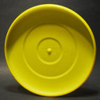 CPI Saucer Tosser Raised Letters, Yellow Vintage Flying Disc 9.5 in