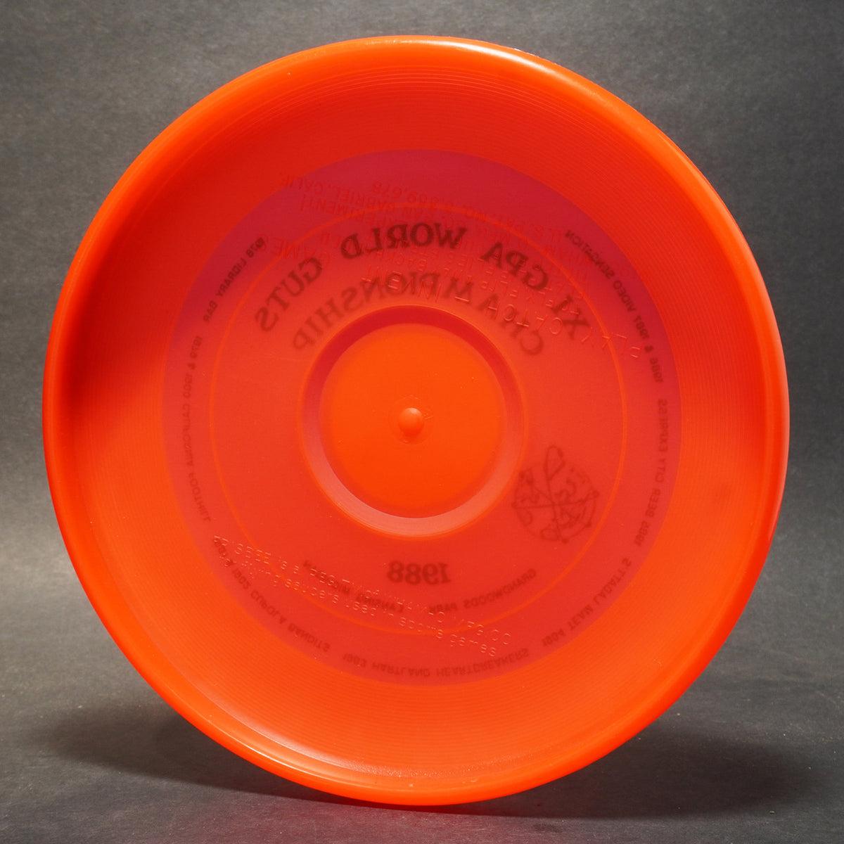 Wham-O Pro Model (15 Mold)  - XI GPA World Guts Championships w/ Paper Label