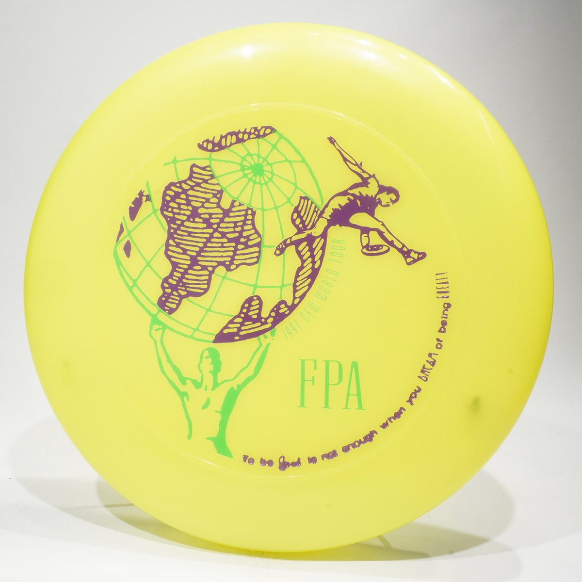 Discraft Sky-Styler Flying Disc FPA 1991 World Tour