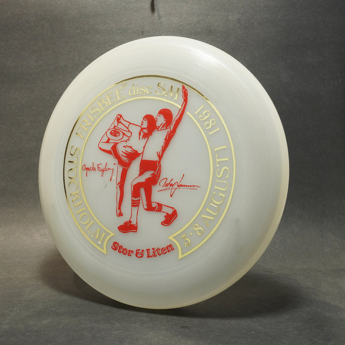 Wham-O World Class Frisbee (81 E) Stockholm Frisbee 1981