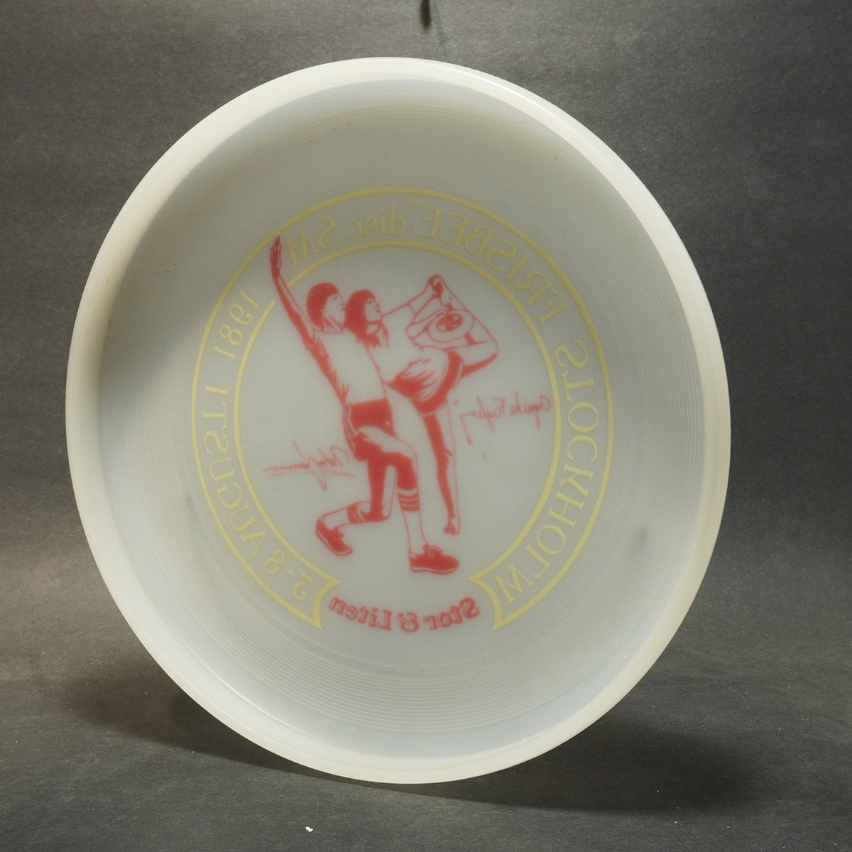 Wham-O World Class Frisbee (81 E) Stockholm Frisbee 1981