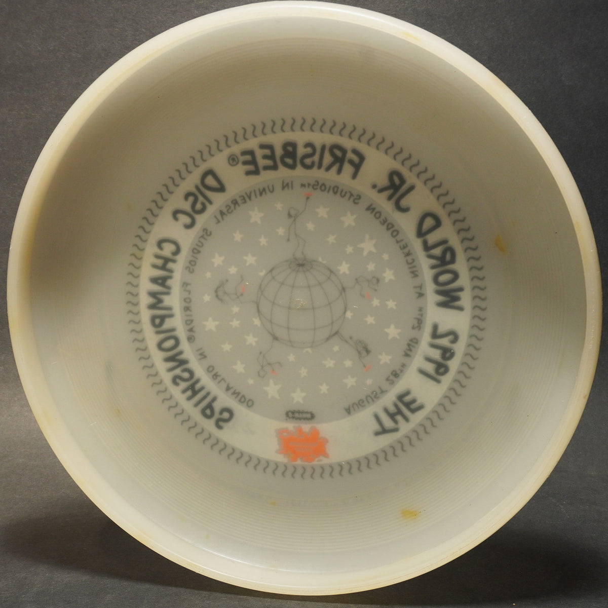 Wham-O World Class Frisbee 82 E Mold w/ 1992 World Juniors Stamp