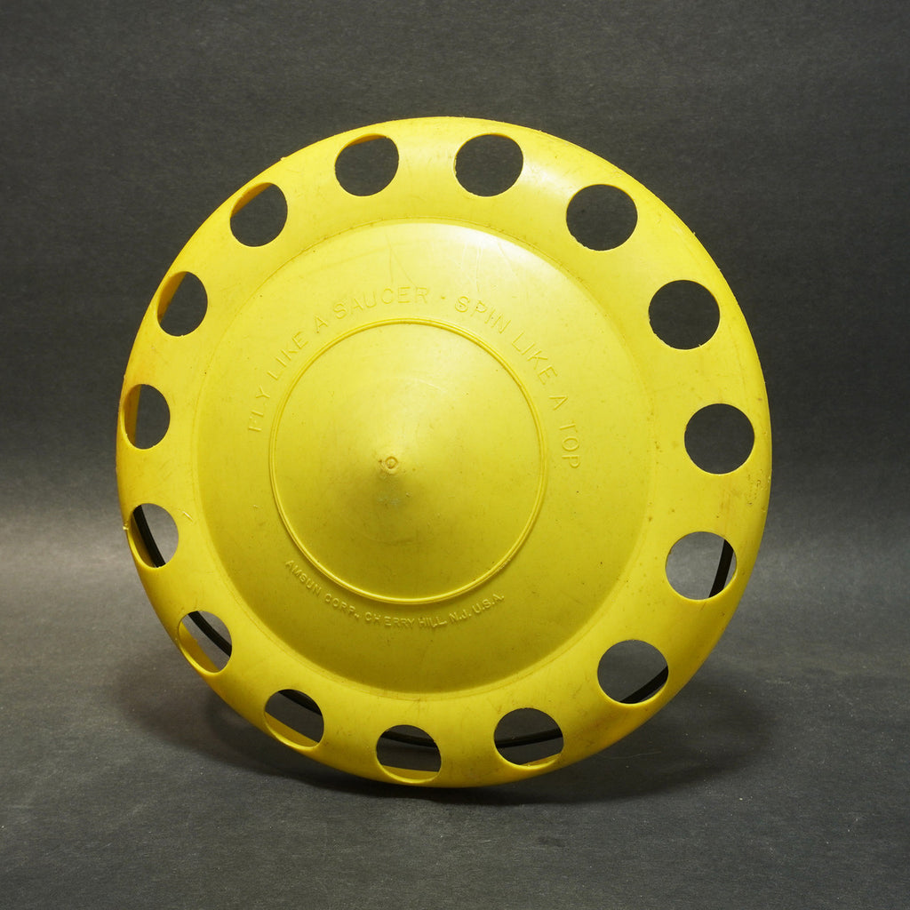 Amsun Zoom Top "Fly Like a Saucer, Spin Like a Top" - Yellow Used