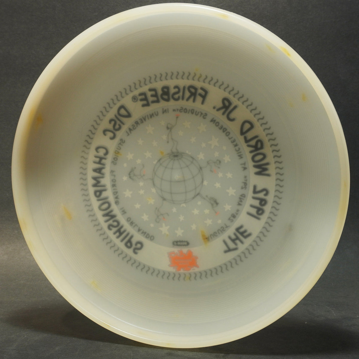 Wham-O Frisbee (82 E mold) UV Plastic 1992 World Jr Frisbee Disc Championships