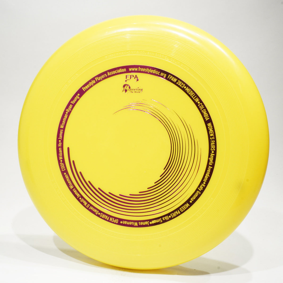Wham-O 100 Mold Freestyle Players Association 2023 FPAW