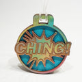Custom Designed Wood Bag Tags for Disc Sports