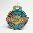 Custom Designed Wood Bag Tags for Disc Sports