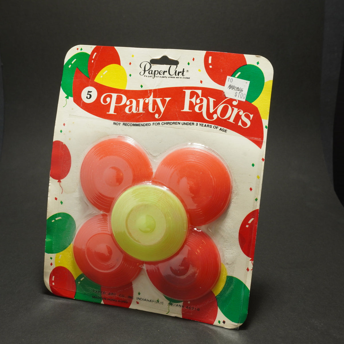 Paper Art Mini Disc Party Favors - 5 Pack Packaged