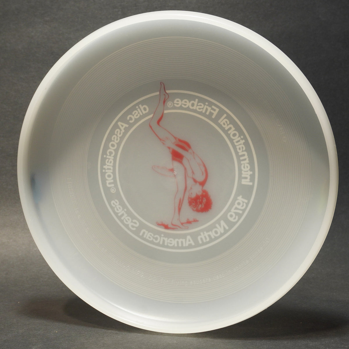 Wham-O 1979 North American Series 40 Mold Flying Disc, Red Gold Stamp 119g
