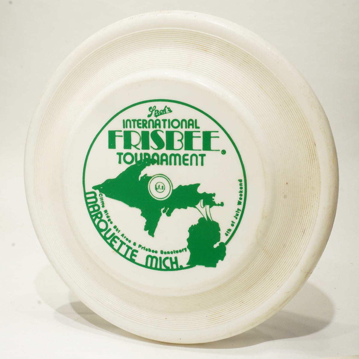 Wham-O Fastback Frisbee Square Top FB1 w/ IFT Michigan Stamp