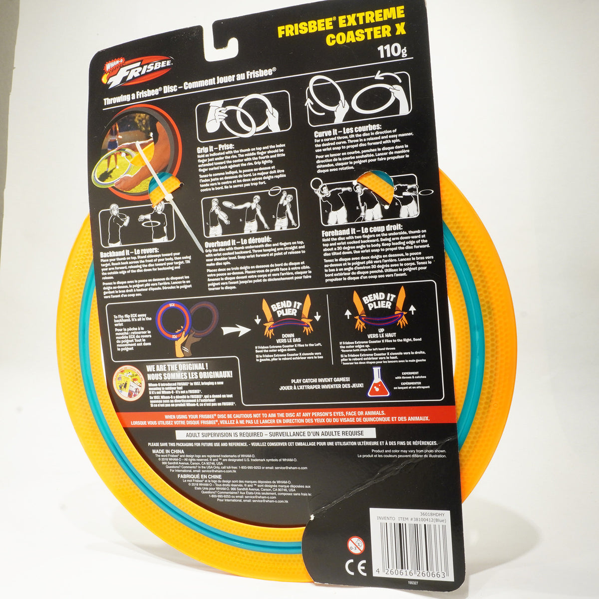 Wham-O Extreme Coaster X Ring Frisbee