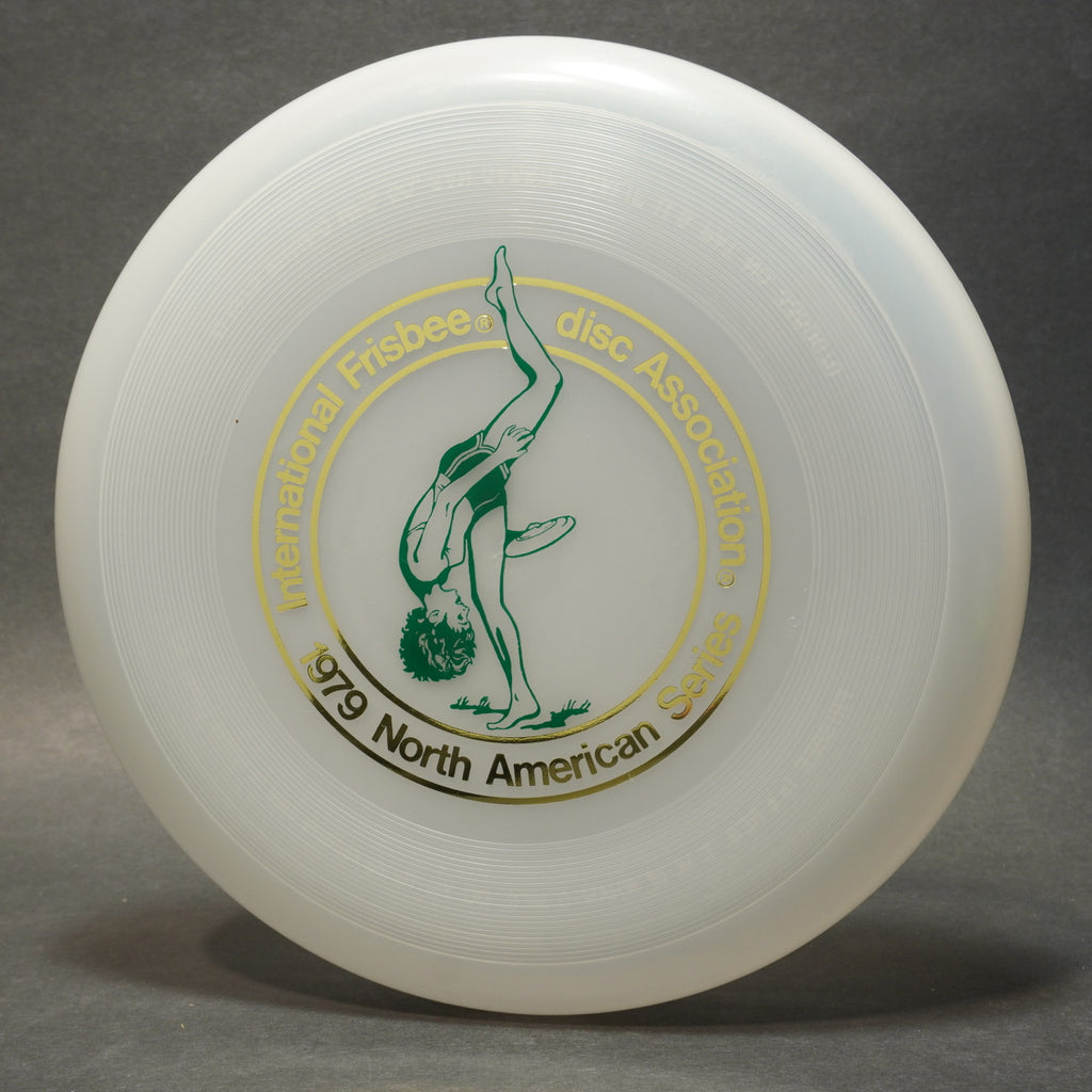 Wham-O North American Series 1979 Frisbee, 40 Mold w/ Green Jo Cahow Hot Stamp 119g (#2)