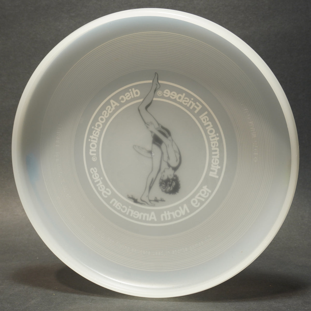 Wham-O North American Series 1979 Frisbee, 40 Mold w/ Black Jo Cahow Hot Stamp 119g (#2)