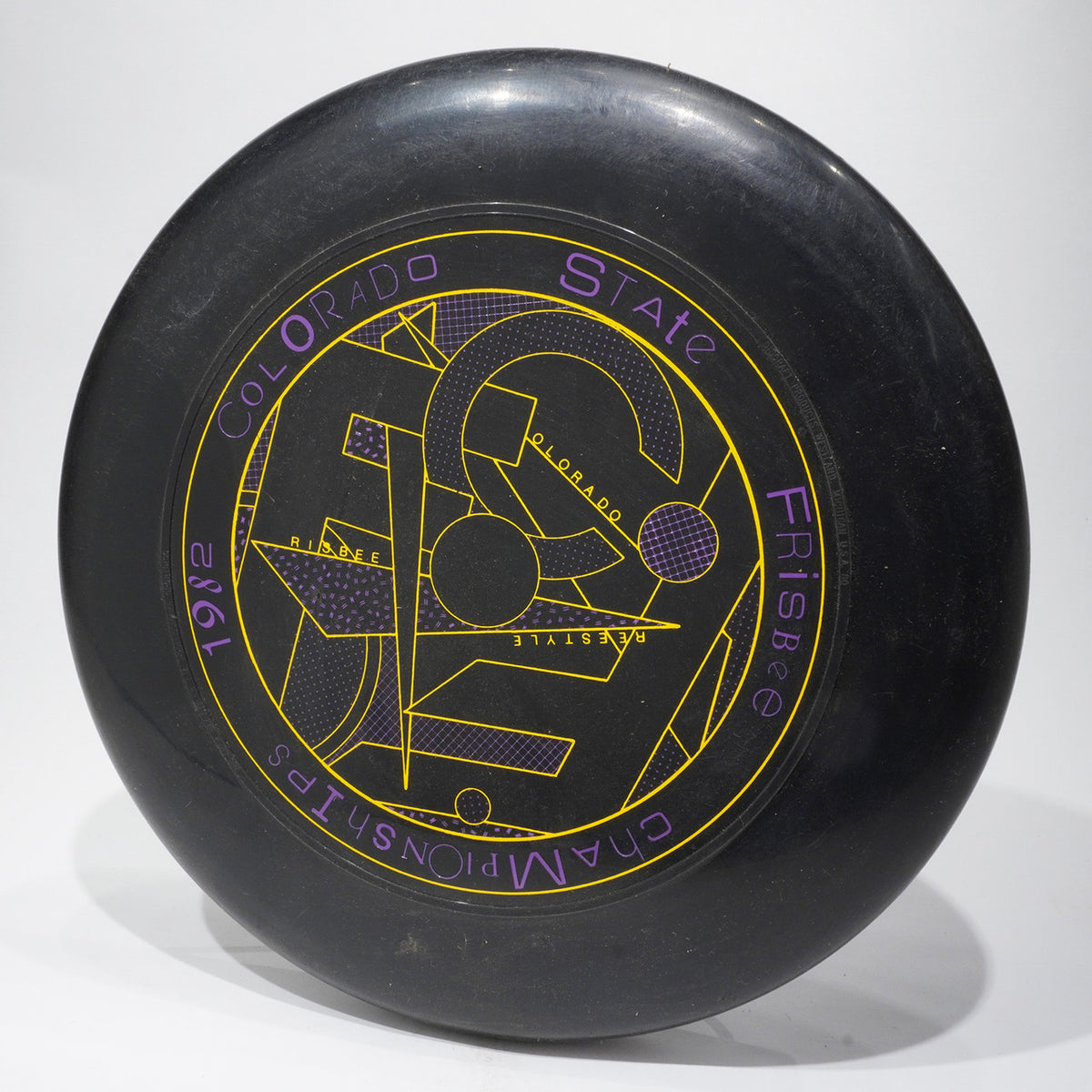 Discraft Sky-Styler - Colorado State Frisbee Championships '82