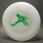 Wham-O North American Series 1976 Frisbee, 40 Mold Clear w/ Green Jimmy Scala Hot Stamp, 119g