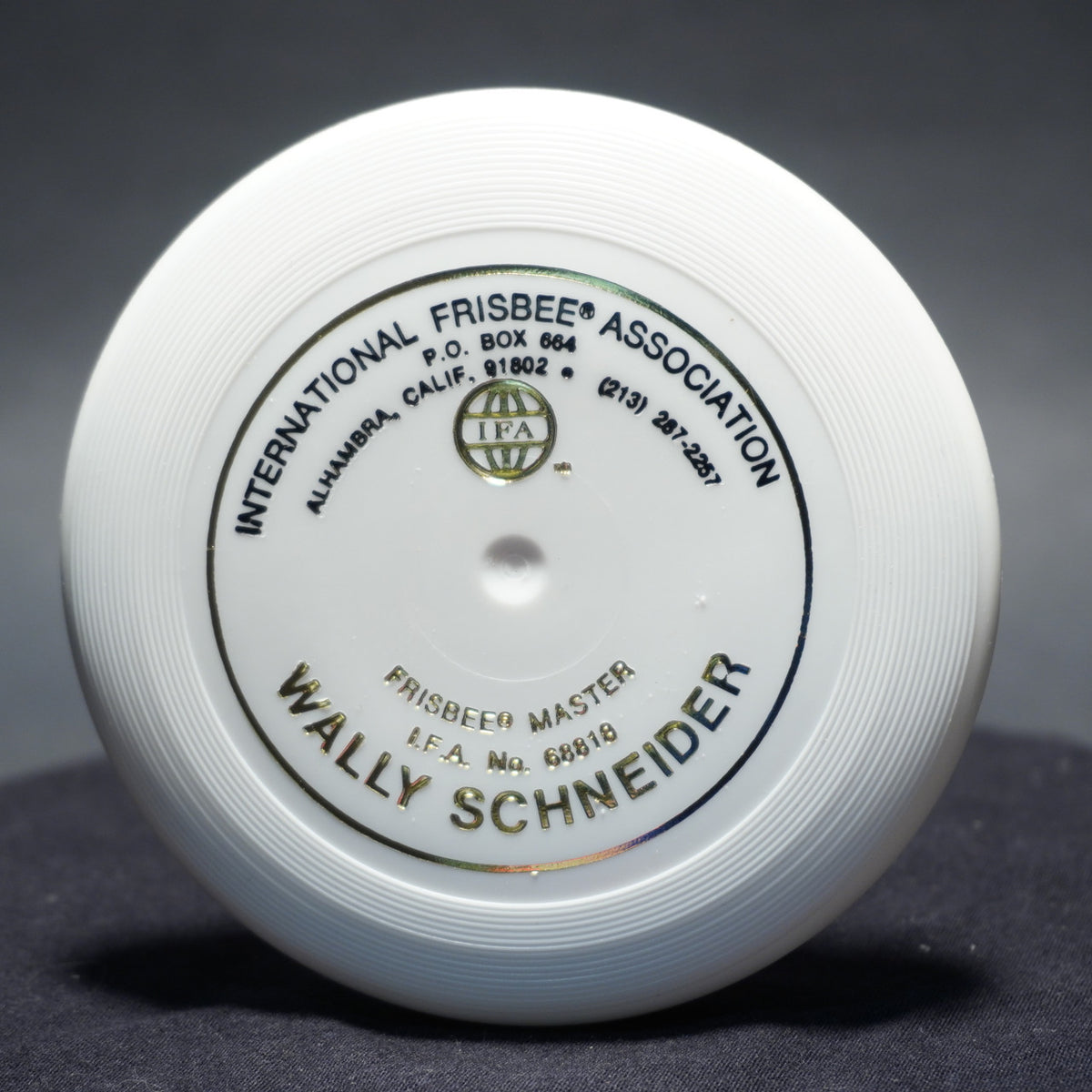 Wham-O Calling Card Mini Schneidner 3.75-Inch Vintage Flying Disc 13g