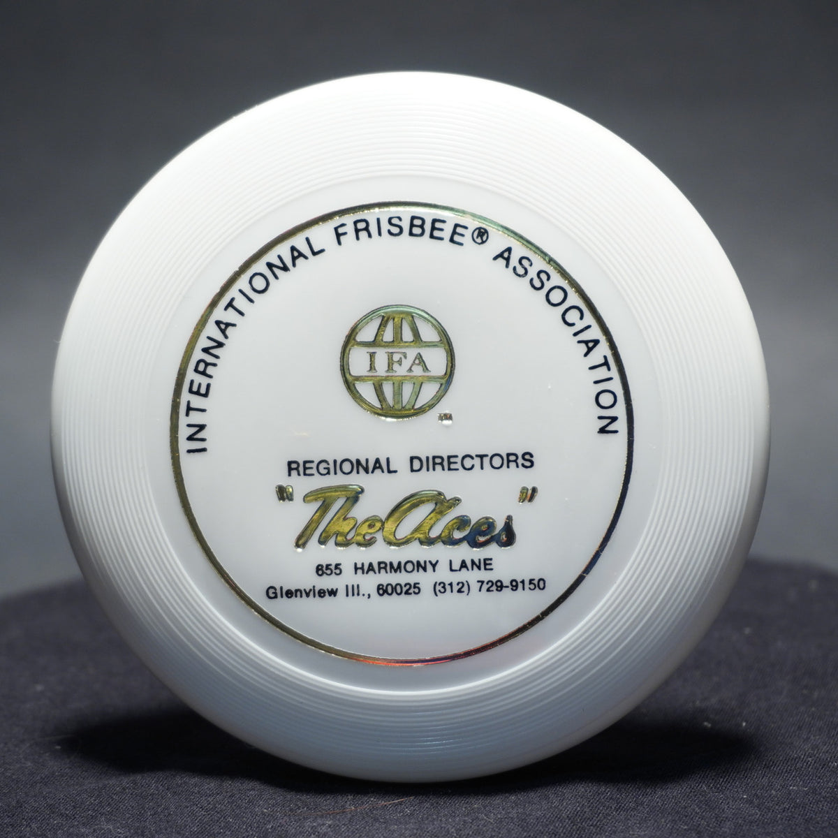 Wham-O Calling Card Mini "The Aces" Vintage Flying Disc, 3.75 in 13g