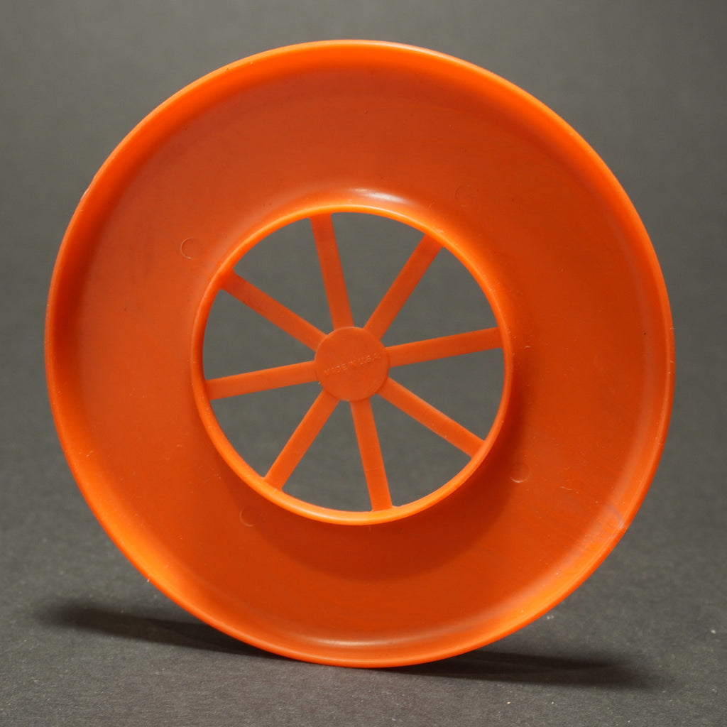 Wagon Wheel Mini Flying Disc Ring, Blank Orange 3.75 in 6g