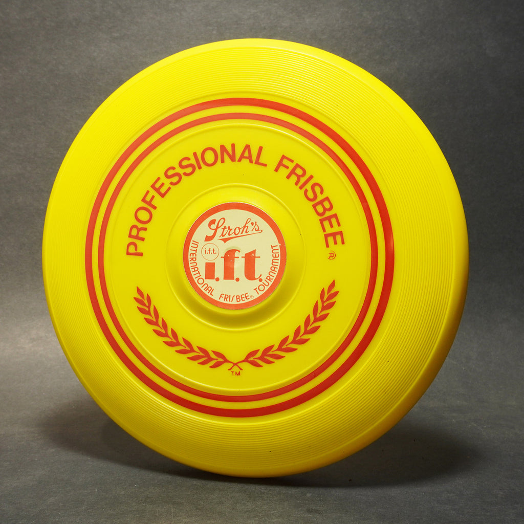 Wham-O Pro Model (15 Mold) Professional Frisbee w/ Stroh's IFT Label