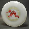 Wham-O Classic G Series 40 Mold Flying Disc, North American Series '78 Clear w/ Red Marini 119g